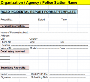 Incident Report Template