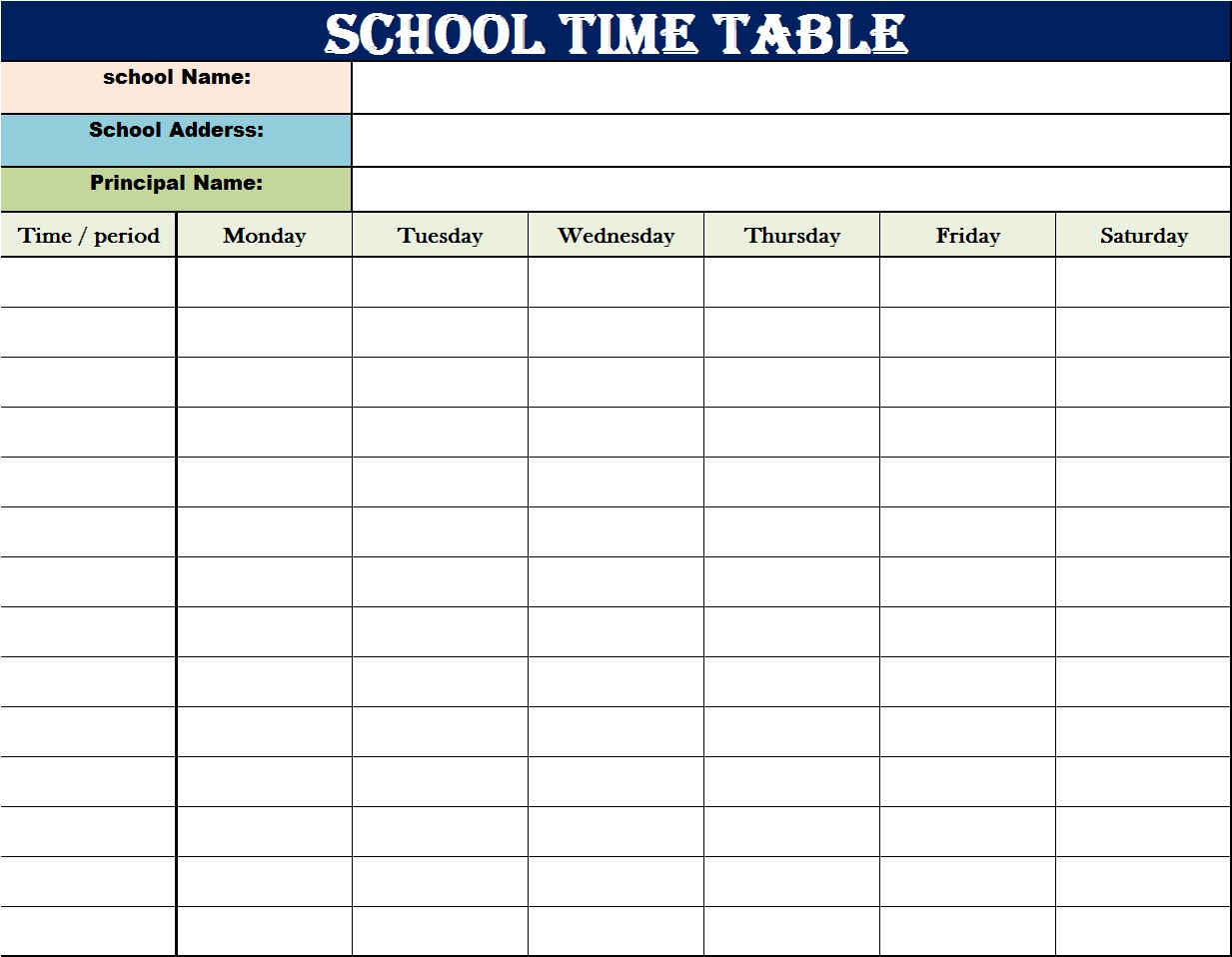 Class Timetable Generator In Excel Brokeasshome