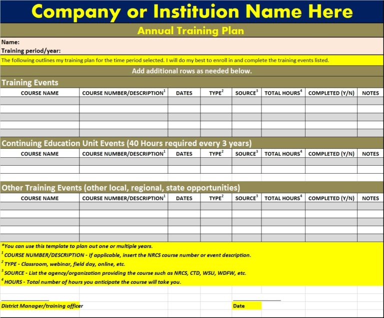 Best Training Program Templates - Free Report Templates