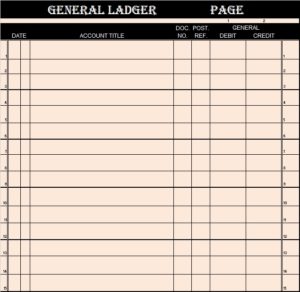 General Ledger Templates - Free Report Templates